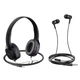 Навушники HOCO W24 Enlighten headphones with mic set Purple - изображение 1