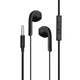 Навушники HOCO M39 Rhyme sound earphones with microphone Black - зображення 1