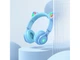 Навушники HOCO W39 Cat ear kids BT headphones Blue - зображення 4