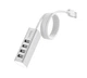 USB-хаб HOCO HB1 4USB Line machine Silver (6957531038146) - изображение 4