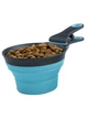 Мерный стакан для корма Dexas Collapsible KlipScoop складной на клипсе 240 мл Голубой (PW6604322194) - изображение 4
