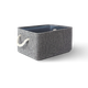Ящик для хранения с ручками MVM Серый (TH-12 M GRAY) - изображение 1