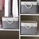 Ящик для зберігання з ручками MVM Сірий (TH-10 L GRAY/WHITE) - зображення 4