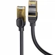 Кабель Baseus high Speed Seven types of RJ45 10Gigabit network cable round cable (WKJS010701) 10m Black - изображение 3