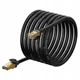Кабель Baseus high Speed Seven types of RJ45 10Gigabit network cable round cable (WKJS010601) 8m Black - изображение 2