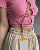 Універсальний шнурок Crossbody by Upex with Twine Gray and Cylindre White - зображення 6