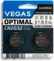 Литиевые батарейки Vegas Optimal CR2032 2 шт (VCR-2032BL2-OP) - изображение 1