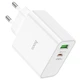 Сетевое зарядное устройство Hoco C113A Awesome PD65W (1A1C) - White - изображение 3