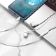Наушники HOCO celestial universal earphones with microphone M99 белые - изображение 3
