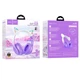 Беспроводные Bluetooth наушники с микрофоном HOCO Cat ears BT headphones (BT5.3, AUX/TF, 10h). Purple - изображение 4