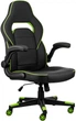 Игровое кресло 2E Gaming HEBI Black/Green (2E-GC-HEB-BK) - изображение 1