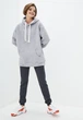 Худи Solo спортивное на флисе удлиненное One Size Серый меланж Wm1209 - изображение 2