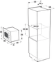 Wbudowana kuchenka mikrofalowa GORENJE BM235CLB - obraz 2
