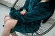 Халат Victoria's Secret Short Cozy Robe XS/S темно-зелений - зображення 4