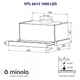 Витяжка Minola HTL 6615 I 1000 LED (нерж) - изображение 8