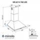 Витяжка Minola HK 6214 WH 700 LED - изображение 14