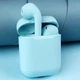 Бездротові Bluеtооth навушники inPods i12 TWS Сині - зображення 2