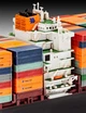 Збірна модель 1/700 корабля Container Ship Colombo Express Revell 05152 - зображення 4