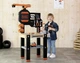 Ігрова майстерня з підйомним краном та машинкою Black and Decker 117х85х35см - зображення 11