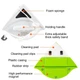 Магнитная щетка BauTech для мытья окон с двух сторон 20 to 30 mm Фиолетовый (1006-291-02) - изображение 8