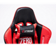 Ігрове крісло для геймерів та роботи EXTREME ZERO чорно червоне геймерське крісло для дому - изображение 5