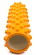 Массажный ролик для фитнеса, йоги EasyFit Grid Roller PRO 45 см Оранжевый (МФР валик, роллер для массажа всего тела: рук, ног, спины, шеи) - изображение 3