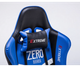 Ігрове крісло для геймерів та роботи EXTREME ZERO чорно синій геймерське крісло для дому - изображение 8
