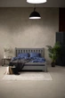 Комплект постільної білизни Satin Stripe Dark Blue 100% бавовна 215х150 см 70х70 см полуторний - зображення 2