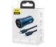 АЗУ Baseus Golden Contactor Pro Dual Fast Charger Car Charger C+C 40W Blue (759787) - изображение 6