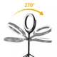 Лампа кольцевая LED CODN-539B +1.45cm tripod stand чёрный Без бренда (770469) - изображение 2