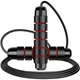 Скакалка тренировочная спортивная скоростная PowerPlay 4210 Power Weighted Jump Rope Черная (2,7m.) (OPT-4201) - изображение 6
