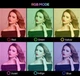 Кольцевая лампа с зеркалом GTM RGB 12см, 3 режима с креплением для телефона, планшета, USB Розовая - изображение 10