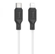 Кабель Hoco X90 Cool silicone PD charging data cable for Lightning White - зображення 1