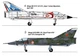Сборная модель 1/48 реактивный самолет Mirage IIIE/RD Heller 30422 - изображение 4