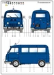Сборная модель 1/24 авто Gendarmerie Set Renault Estafette + Renault 4TL Heller 50325 - изображение 6