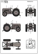 Сборная модель 1/24 трактор Ferguson Petit Gris TE-20+FF-30+диорама Стартовый набор Heller 52326 - изображение 7