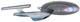 Сборная модель 1/1000 лодка Star Trek U.S.S. Excelsior AMT 01257 - изображение 7
