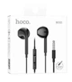 Навушники Hoco M101 Crystal joy wire-controlled earphones with microphone Black - зображення 2