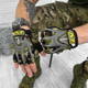 Щільні безпалі Рукавиці Mechanix M-pact із посиленими накладками та антиковзаючим покриттям мультикам розмір M - зображення 1