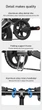 Електровелосипед Zhengbu D8 Matt Series Black - зображення 8