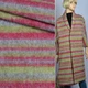 Мохер пальтовый валянный Mohair Stichelha в полоски серо-зелено бордовые, ш.145 (18861.010) - изображение 1