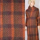 Трикотаж Gerry Weber квадраты фиолетовые с рыжим, ш.160 (18854.001) - изображение 1