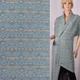 Жаккард "Jacquard" вискозный серо-бело-голубой ш.160 (18004.004) - изображение 1