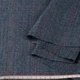 Полушерсть костюмная HARRIS TWEED сине-серая в красную тонкую клетку ш.155 (18341.003) - изображение 2