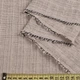Ткань костюмная со льном в полоску черную песочная, ш.135 (18347.002) - изображение 2