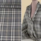 Ткань костюмная GERRY WEBER вискозная молочная в черно-бежевую клетку ш.150 (17538.002) - изображение 1
