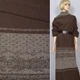 Пальтовый трикотаж Gerry Weber орнамент бежевый, коричневый (раппорт), ш.150 (18860.006) - изображение 1