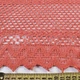 Кружево макраме терракотовое купон зигзаг и соты ш.125 (12328.004) - изображение 2