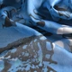 Марлевка синяя с бирюзовыми полосами Paris ш.180 (15103.023) - изображение 2