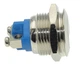 Кнопка антивандальна VJ Parts d18mm різьблення 16mm h21mm 2 контакти під гвинт, арт.кн518 - зображення 1